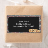 ピザのビジネスラベル ラベル (インサイチュ)