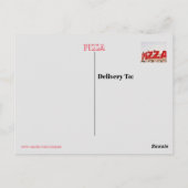 ピザのポストカード ポストカード (裏面)