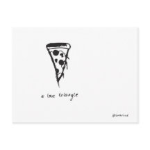 ピザのポストカード