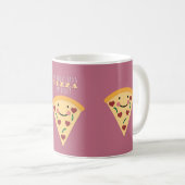 ピザのマイハート コーヒーマグカップ (正面右)
