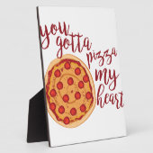 ピザのマイハート フォトプラーク (側面)