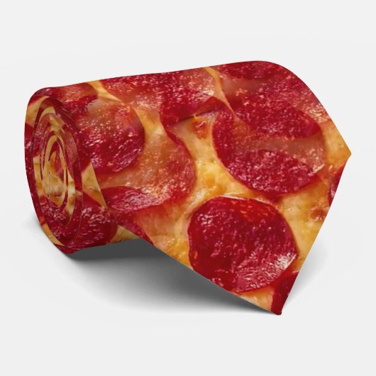 ピザのメンズネックタイ ネクタイ (ロール)