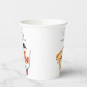 ピザのユーモアが溢れる花嫁のシャワー 紙コップ (左)