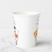 ピザのユーモアが溢れる花嫁のシャワー 紙コップ (右)