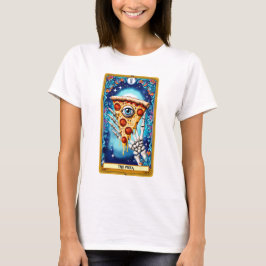 ピザのユーモラスなタロットカード Tシャツ