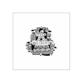 ピザの中で我々は耳を傾ける ラバースタンプ (インプリント)