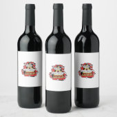 ピザの中で我々は耳を傾ける ワインラベル (ボトル)