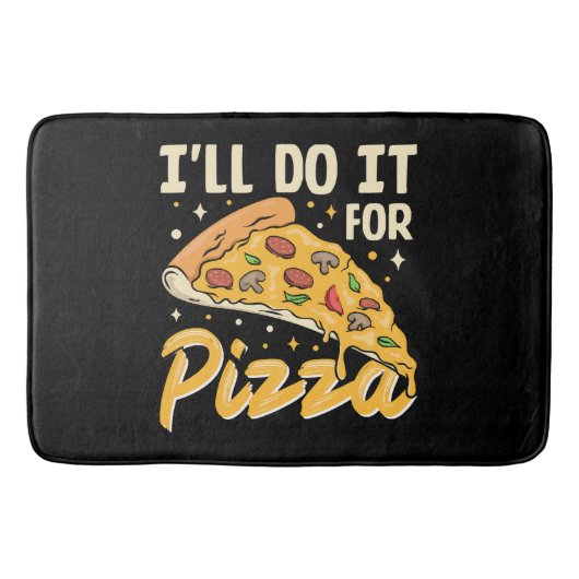 ピザの代わりにしよう バスマット (正面)