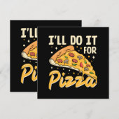 ピザの代わりにしよう 招待状 (正面/裏面)