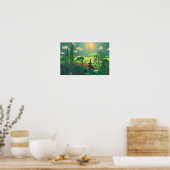 ピザの休憩 ポスター (キッチン)