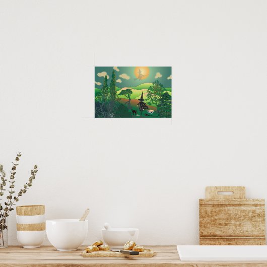 ピザの休憩 ポスター (キッチン)