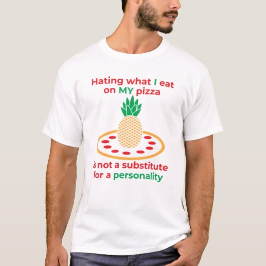 ピザの個性 Tシャツ (正面)