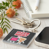 ピザの夜 キーホルダー (正面右)