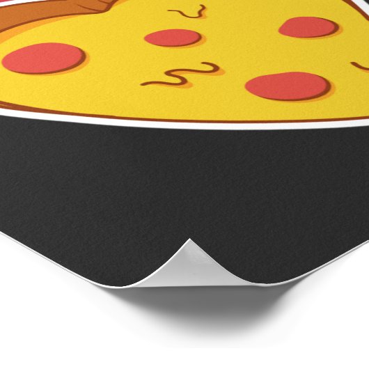 ピザの夜 ポスター (角)