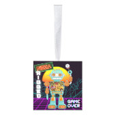 ピザの折り曲げ – ゲームオーバー キューブオーナメント (右)