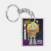 ピザの折り曲げ – ゲームオーバー キーホルダー (正面左)