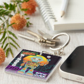 ピザの折り曲げ – ゲームオーバー キーホルダー (正面右)