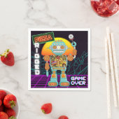 ピザの折り曲げ – ゲームオーバー スタンダードカクテルナプキン (インサイチュ)