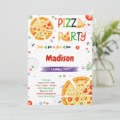 ピザの招待 招待状 (スタンド正面)