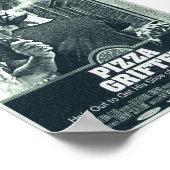 ピザの握りポスター ポスター (角)