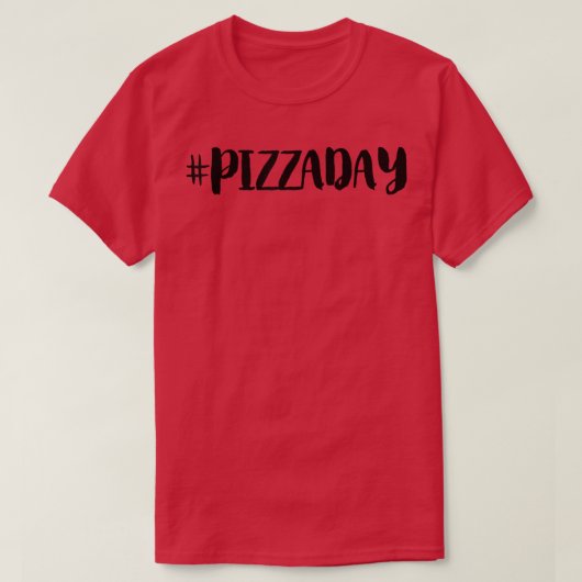 ピザの日 – おもしろいピザ愛好家15473126 Tシャツ (デザイン正面)