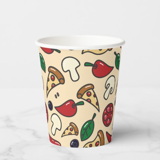 ピザの日 紙コップ (裏面)
