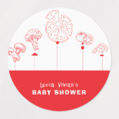 ピザの特別配達 ラベル (デザイン1)