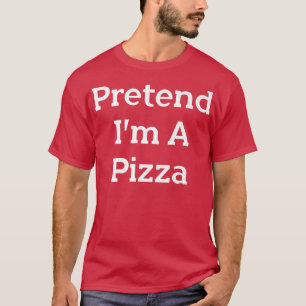 ピザの衣装を着たフリパーティーのハロウィーン Tシャツ