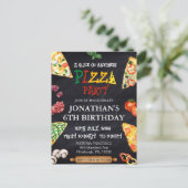 ピザの誕生日パーティー ポストカード (スタンド正面)