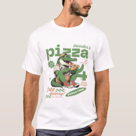 ピザの配達無料 Tシャツ