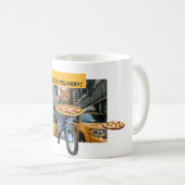 ピザの配達！CATコーヒーマグ コーヒーマグカップ (正面右)