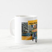 ピザの配達！CATコーヒーマグ コーヒーマグカップ (正面左)