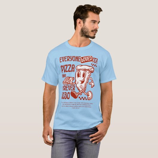 ピザの配達 Tシャツ (正面フル)