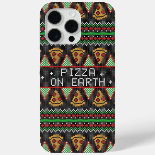 ピザの醜いクリスマスセーター Case-Mate iPhoneケース (裏面)