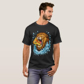 ピザの雄叫び Tシャツ (正面フル)