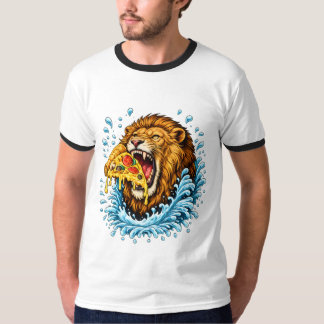 ピザの雄叫び Tシャツ