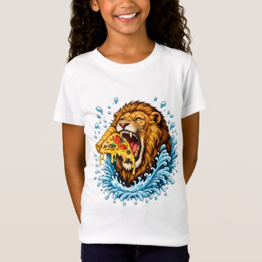 ピザの雄叫び Tシャツ (正面)