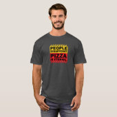 ピザはいつまでも Tシャツ (正面フル)