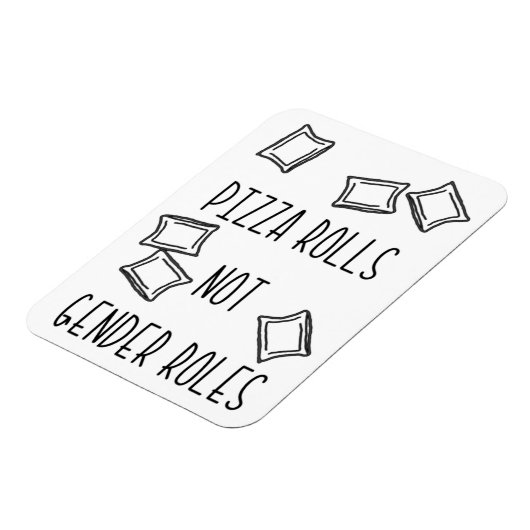 ピザはない性の役割の磁石を転がります マグネット (左側)