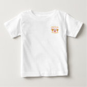 ピザはバレンタインデーのかわいいバレンタインデー ベビーTシャツ (正面)