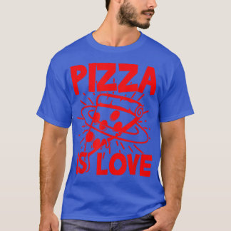 ピザはバレンタインDの愛ピザ愛好家アパレル Tシャツ
