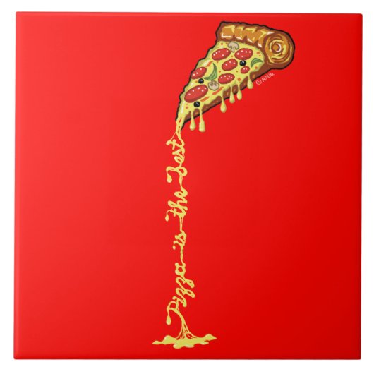 ピザはベストです タイル (正面)