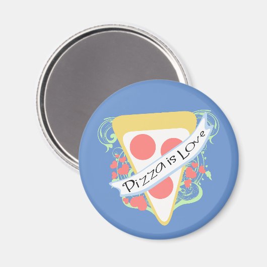 ピザは愛 マグネット (正面/裏面)
