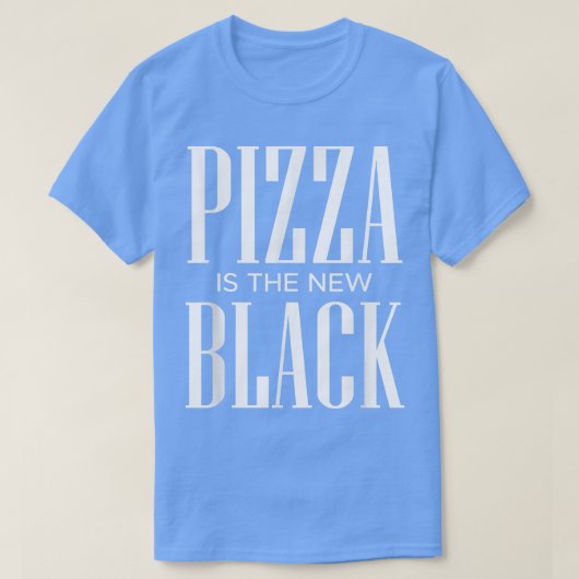 ピザは新しいブラック20183864 Tシャツ (デザイン正面)