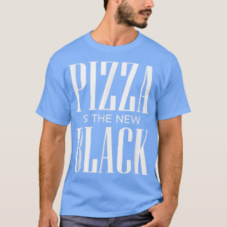 ピザは新しいブラック20183864 Tシャツ