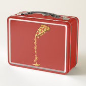 ピザは最高の〜 メタルランチボックス (裏面)