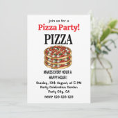 ピザは毎時を幸せな時間のピザにする 招待状 (スタンド正面)