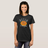 ピザは私のジャムおもしろいグルメチーズサクサク Tシャツ (正面フル)