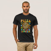 ピザは私の恋愛言語 Tシャツ (正面フル)
