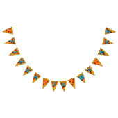 ピザは私のBaeピザパーティーの旗布のペンダントです バンティングフラッグ (全)